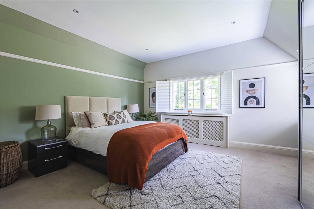 Bedroom in country home